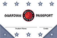 Math Night Guardian Punch Cards