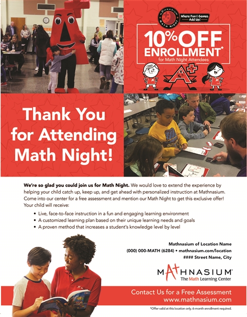 Customized Flyers-Thank you with Discount