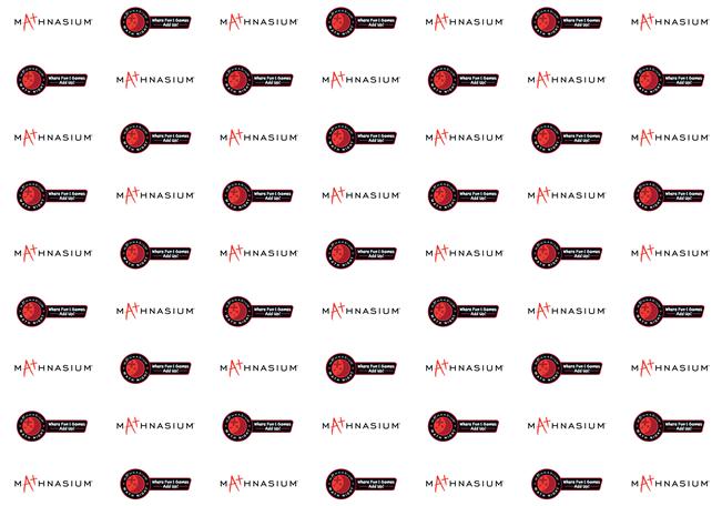 Math Night Photo Backdrop  (7-10 delivery)