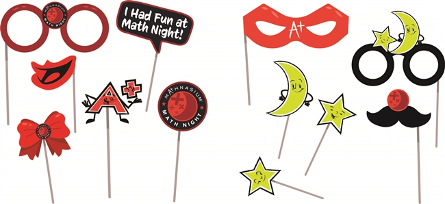 Math Night Photo Booth Props
