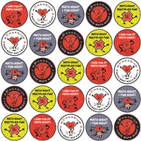 MATH NIGHT Stickers-Variety Package