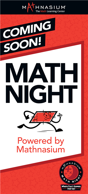 MATH NIGHT - Coming Soon Vertical Banner