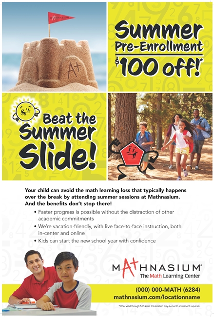 Summer Pre-Enrollment Poster