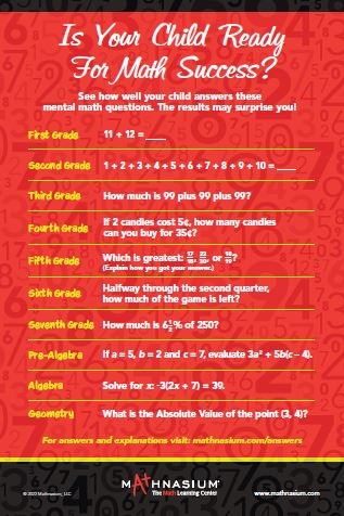Child Readiness Poster - Red