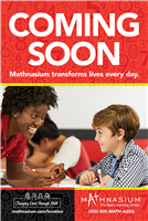 Coming Soon Mathnasium Brand Poster
