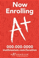 Now Enrolling A+ Poster