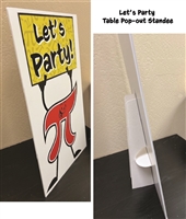 Pi Day Let's Party Standee