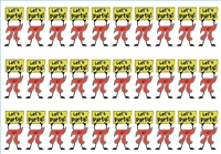Pi Day Let's Party Sticker Sheet