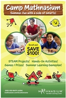 Summer Camp Mathnasium Poster