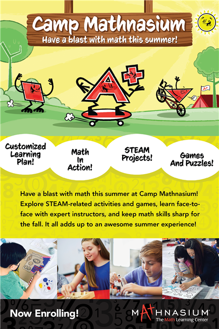 Summer Camp Mathnasium Poster