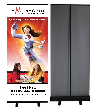 Retractable Banner Stand  (vertical banner sold separately for this stand)