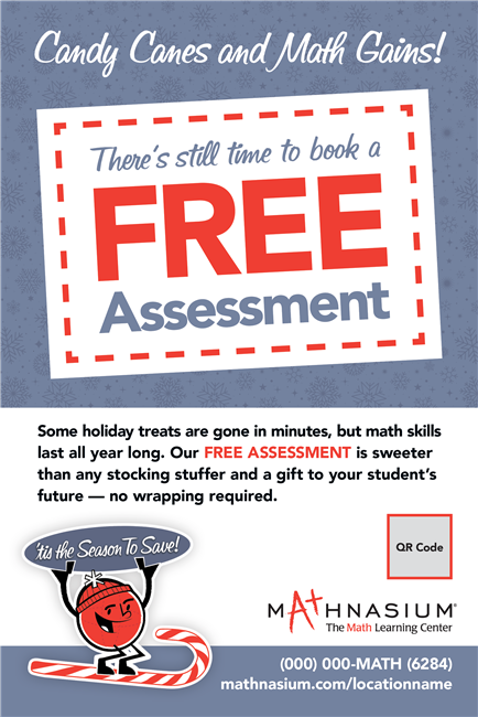Holiday Free Assessment Sign