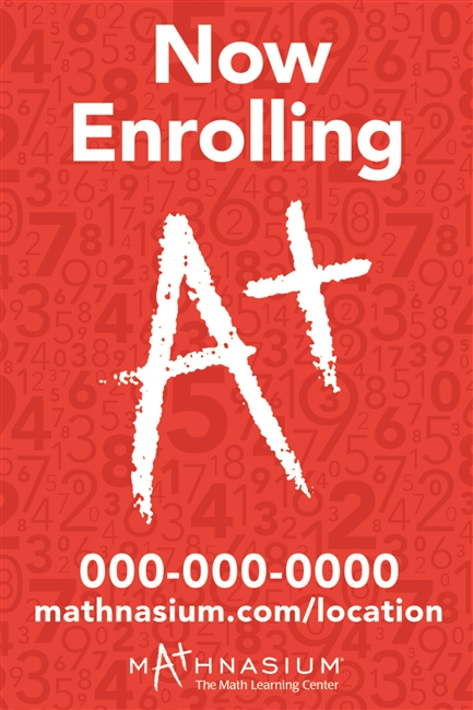Now Enrolling A+ Sign