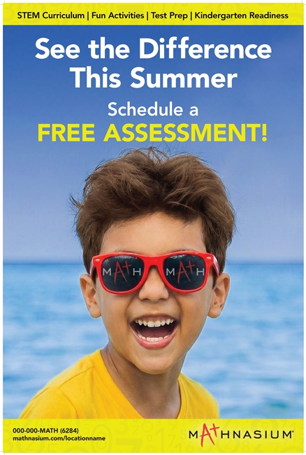 Summer See the Difference FREE ASSESSMENT Sign