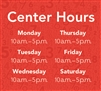 Static Cling - Center Hours 2
