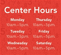 Static Cling - Center Hours 2