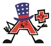 4th of July Cling