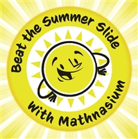 Summer Slide Square Static Cling