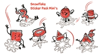 Winter Snowflakes Sticker Packs