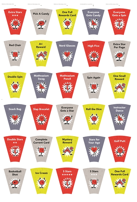 Spin the Wheel Fun Inserts