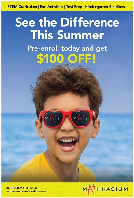 Summer See the Difference PRE ENROLL Poster