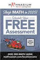 Sleigh Math Free Assessment-Holiday