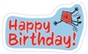 Happy Birthday Die-Cut 20 count Sticker Pack