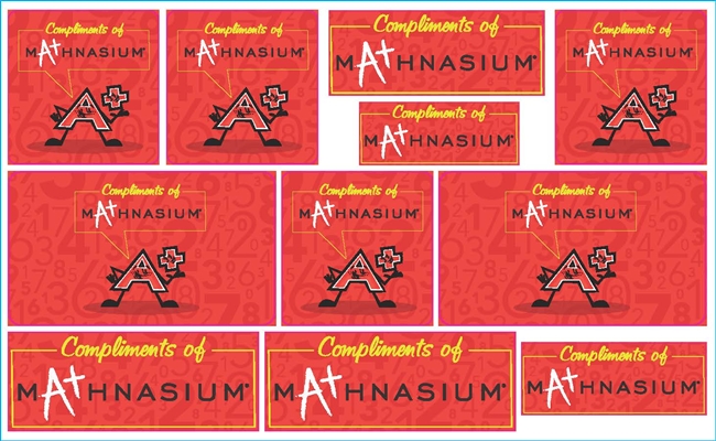 Compliments of Mathnasium Stickers