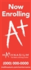 Now Enrolling A+ Vertical Banner