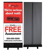 Serious about Math Being Fun Vertical Banners
