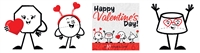 Valentine Static Clings