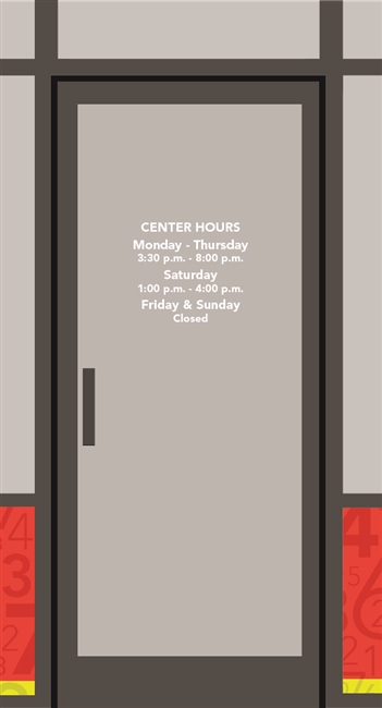 Center Hours for Door