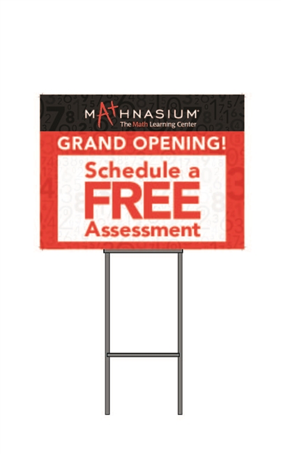 Yard Sign Grand Opening Free Assessment