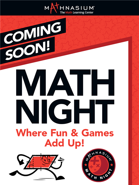 MATH NIGHT-Yard Sign-Coming Soon