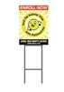 Summer Slide Enroll Now Yard Sign