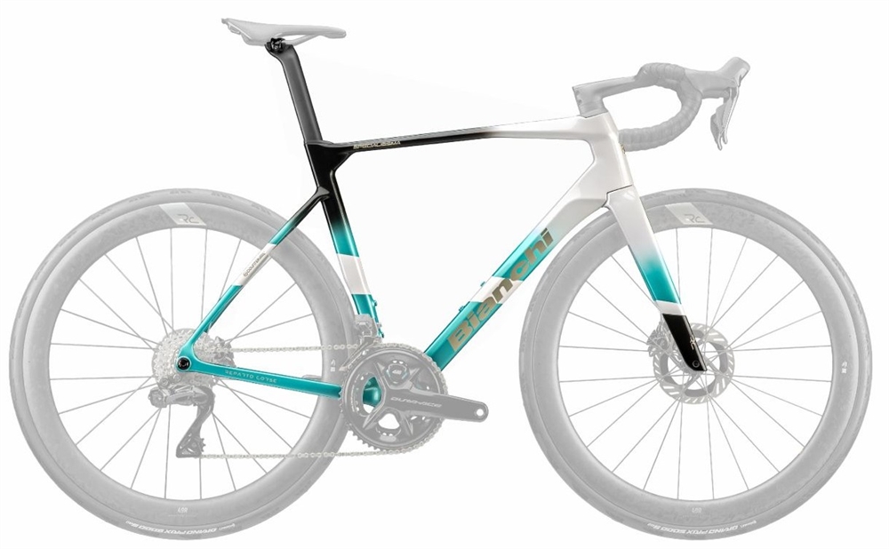 Bianchi Specialissima RC Frameset | JA | Antartica Celeste | 2027 | The next generation all-rounder by Bianchi, contact us for competitive pricing and availability.