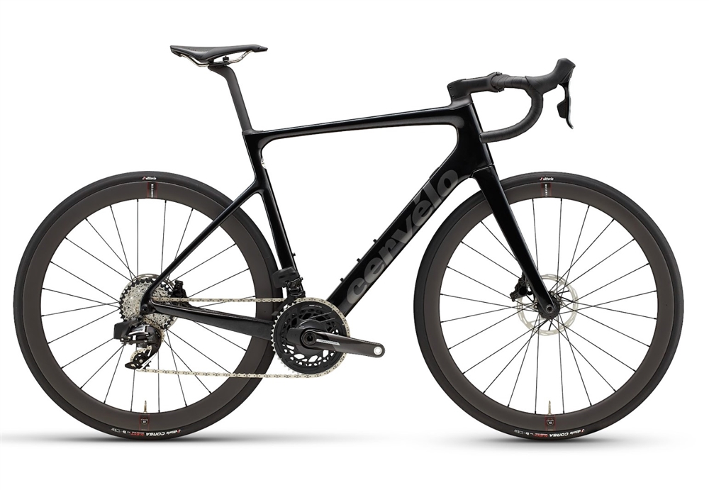 Cervelo Caledonia 5 Force AXS | 2024 | Five Black | Cervelo roubaix inspired endurance road bike | Premium UK Cervelo stockist, contact us for competitive pricing.