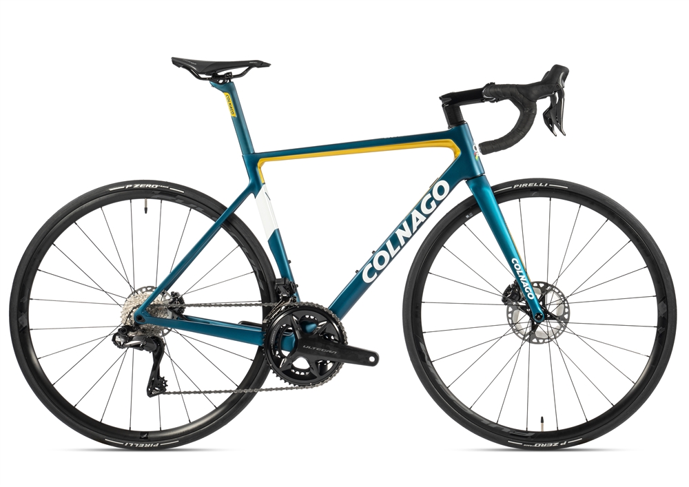 Colnago V3 Disc SRAM Rival | 2024 | Blue/Gold | Premium UK Colnago stockist, contact us for competitive pricing.