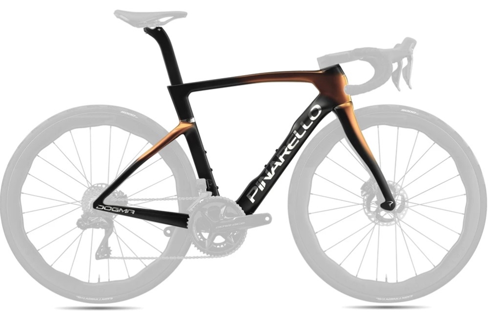 Pinarello New Dogma F 2025 | Luxter Gold | Contact us for competitive pricing and availability.