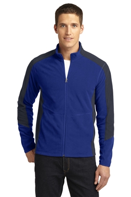 Men's Colorblock Microfleece Jacket by Port AuthorityÂ®