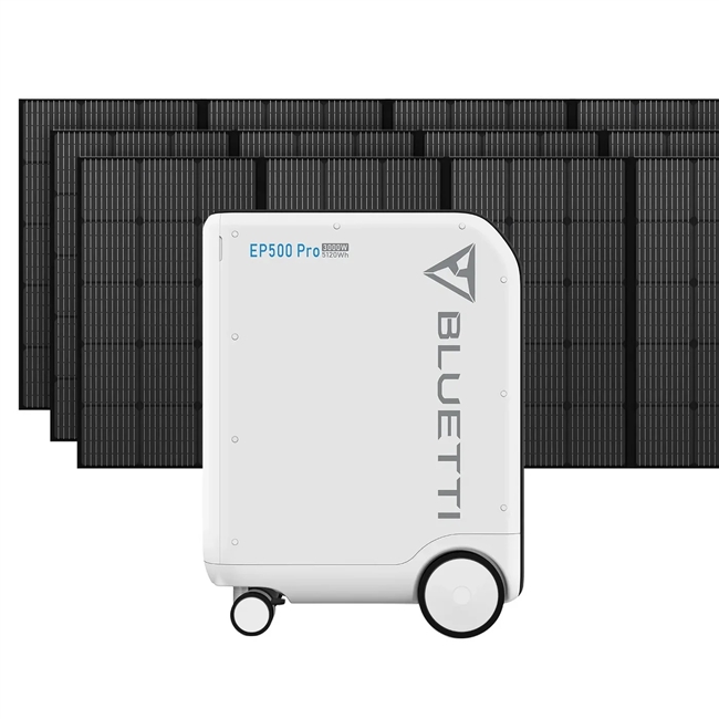 BLUETTI EP500Pro+3*PV350 Solar Power Kit