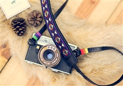 iMo Exotic Navy  Leather Strap for film camera/ Mirrorless camera