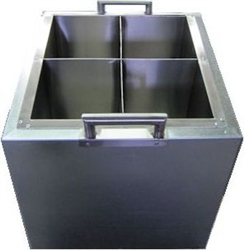 Environmentally friendly 4 chamber dipping tank.