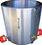 PW1000 Water Jacket Melting tank is a large Commercial grade water jacket melting tank for professional wax melting.