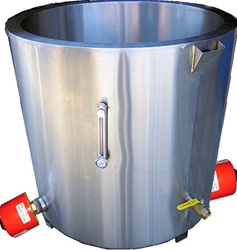 PW1000 Water Jacket Melting tank is a large Commercial grade water jacket melting tank for professional wax melting.