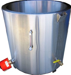 PW200 Water Jacket Melter for Professional candle wax melting and melting tank equipment for candle making.
