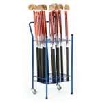 HOCKEY STICK RACK  WITH CASTORS
