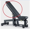 Back Pad Black PG04 Bench Technogym