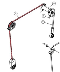 Bungee Assembly Excite Vario Technogym