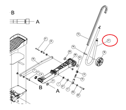 Step Spring  Step Exc 700 - DA373Y Technogym